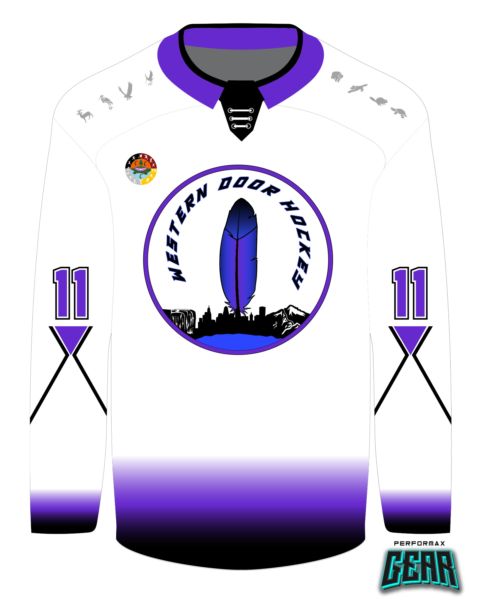 Western Door Hockey Jersey Design