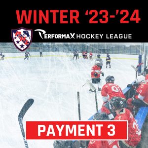 2023-2024 Winter League (Payment 3 Due Nov 1st)